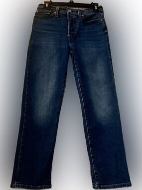 Women’s Levi's® High-Rise Wedgie Straight Cropped Jeans - Indigo Here We Go 28